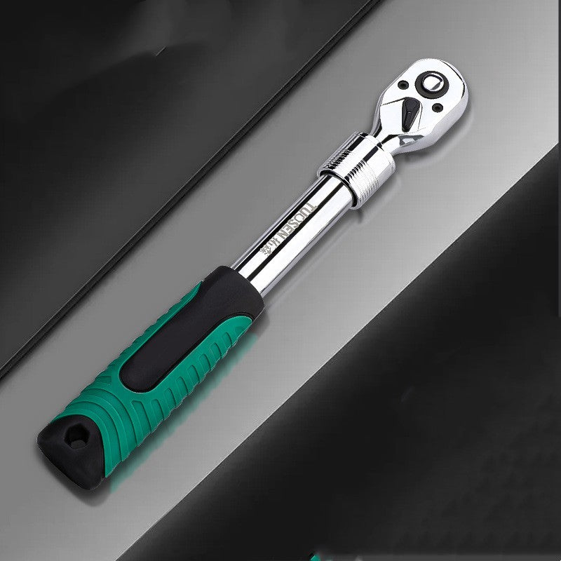 72-Tooth Extendable Telescopic Socket Ratchet Wrench