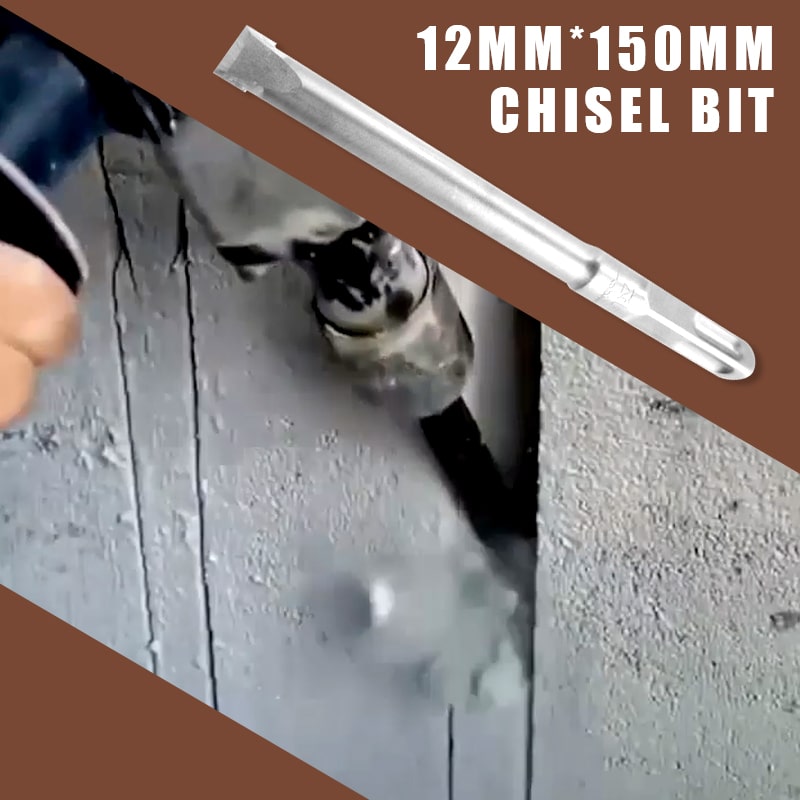 Electric Pick Hexagonal Shank Impact Drill Bit Extended Slotted Pick
