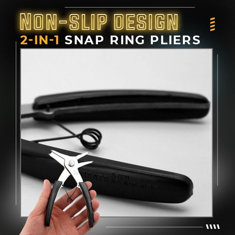 2-in-1 Internal and External Circlip Pliers