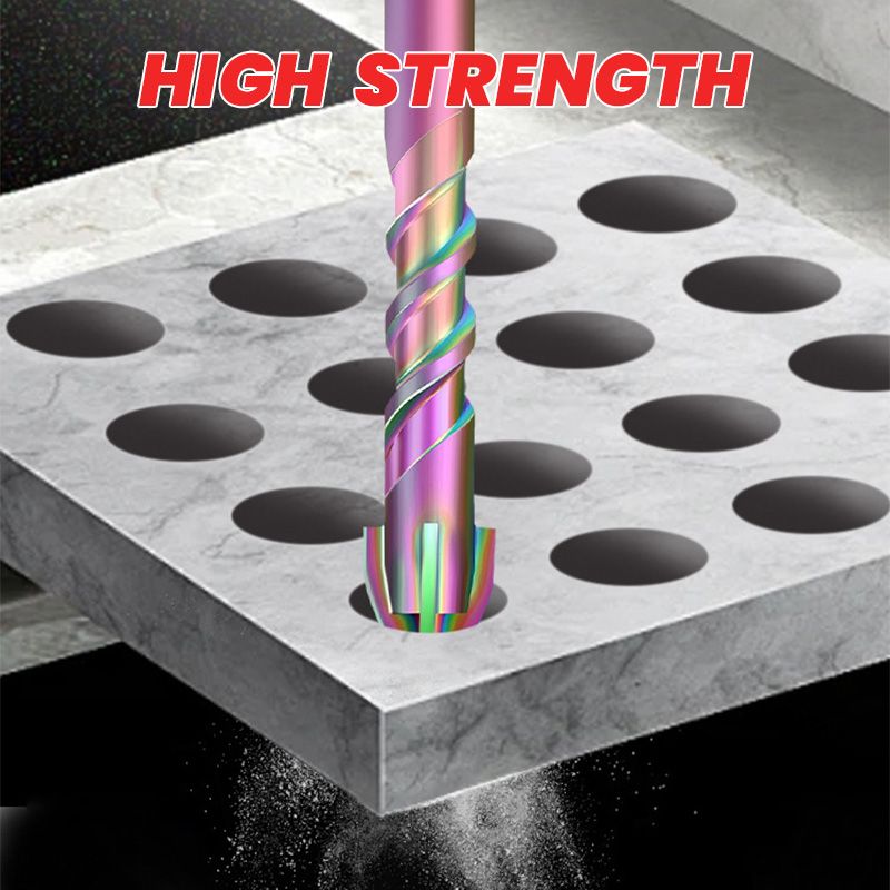 Titanium Coated Spiral Four-blade Eccentric Drill Bits