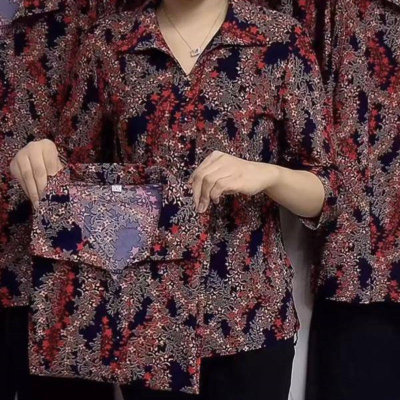 🔥Women's Casual Printed Lapel Shirt🔥High Quality👌Perfect Fit For Any Figure👌
