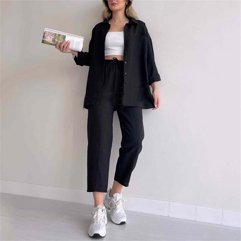 🔥30% OFF🔥 Casual loose two -piece set