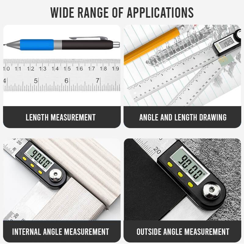Electronic Digital Display High-precision Measuring Angle Ruler