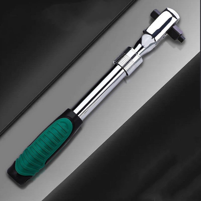 72-Tooth Extendable Telescopic Socket Ratchet Wrench
