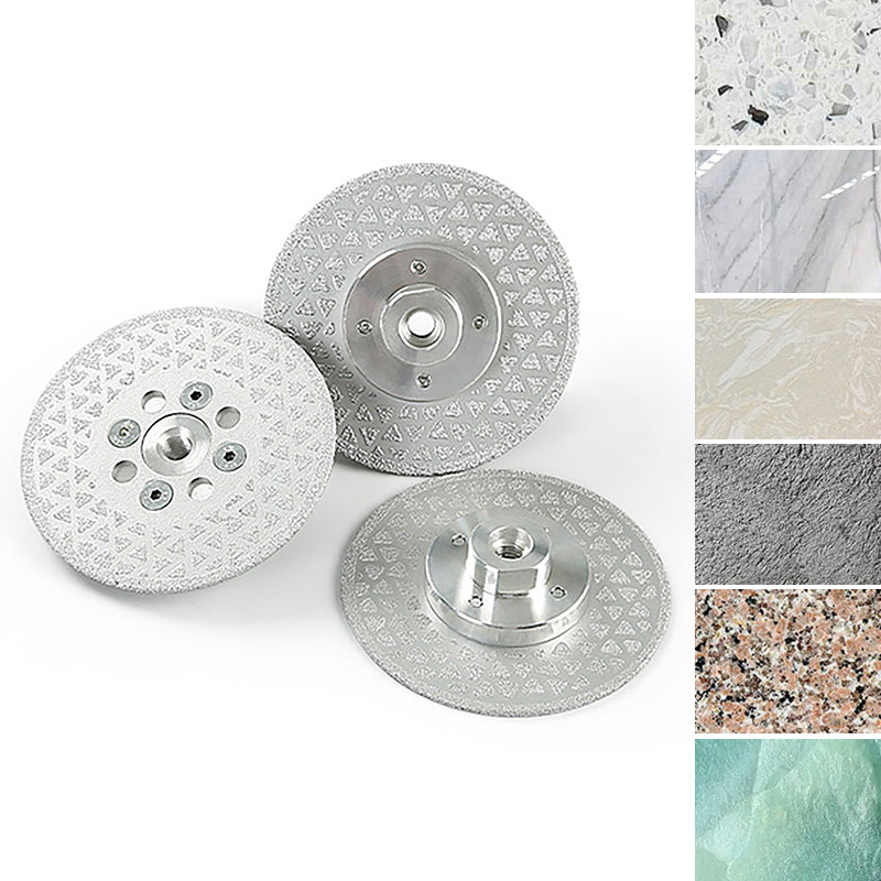M14 Flange Electroplated Diamond Double-sided Star Material Cutting Disc