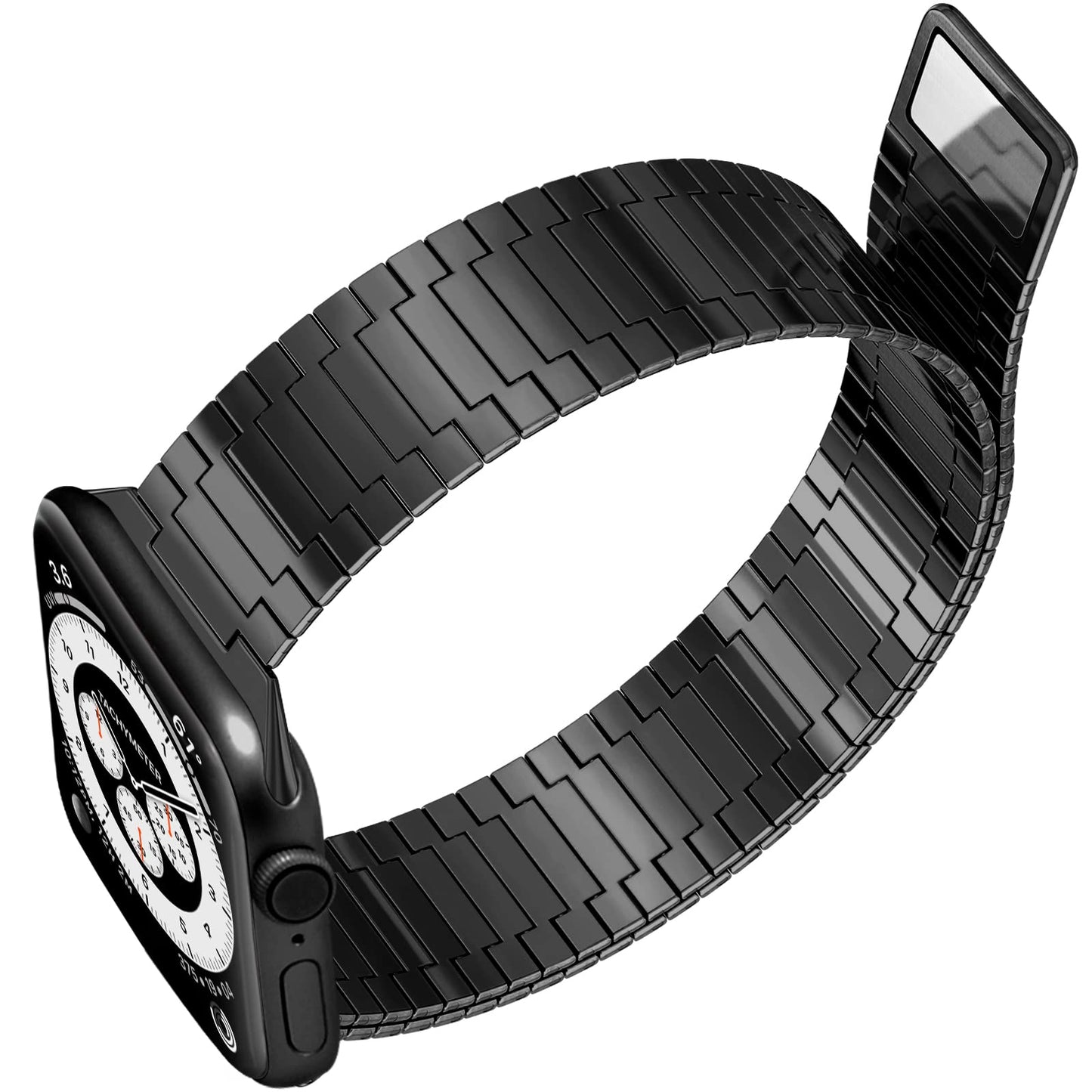 Bamboo Loopback Stainless Steel Band For Apple Watch