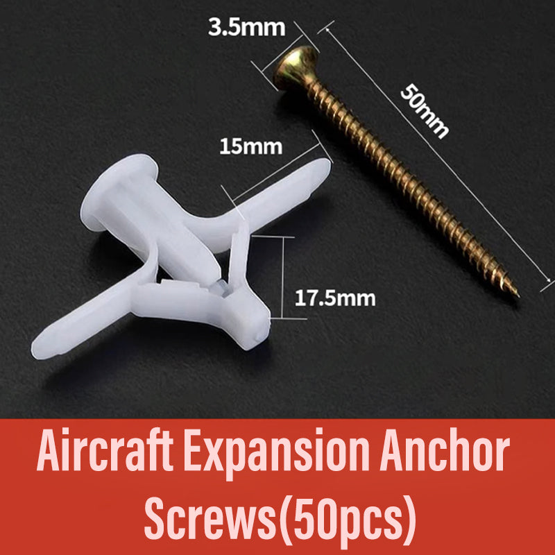 Aircraft / Butterfly Expansion Anchor Bolts Tube & Countersunk Screws(50 pcs/ Pack)