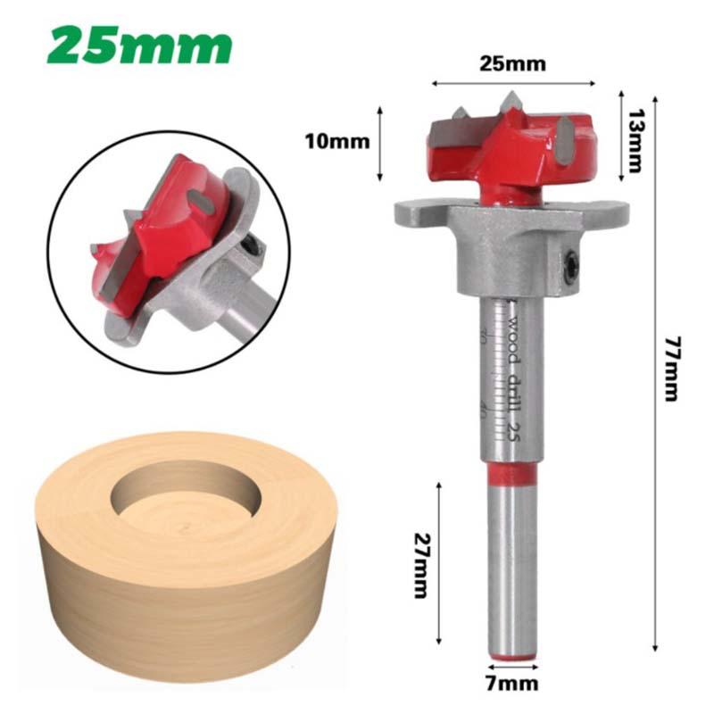 Carbide Adjustable Positioning Woodworking Hole Opener Flat Wing Drill Set