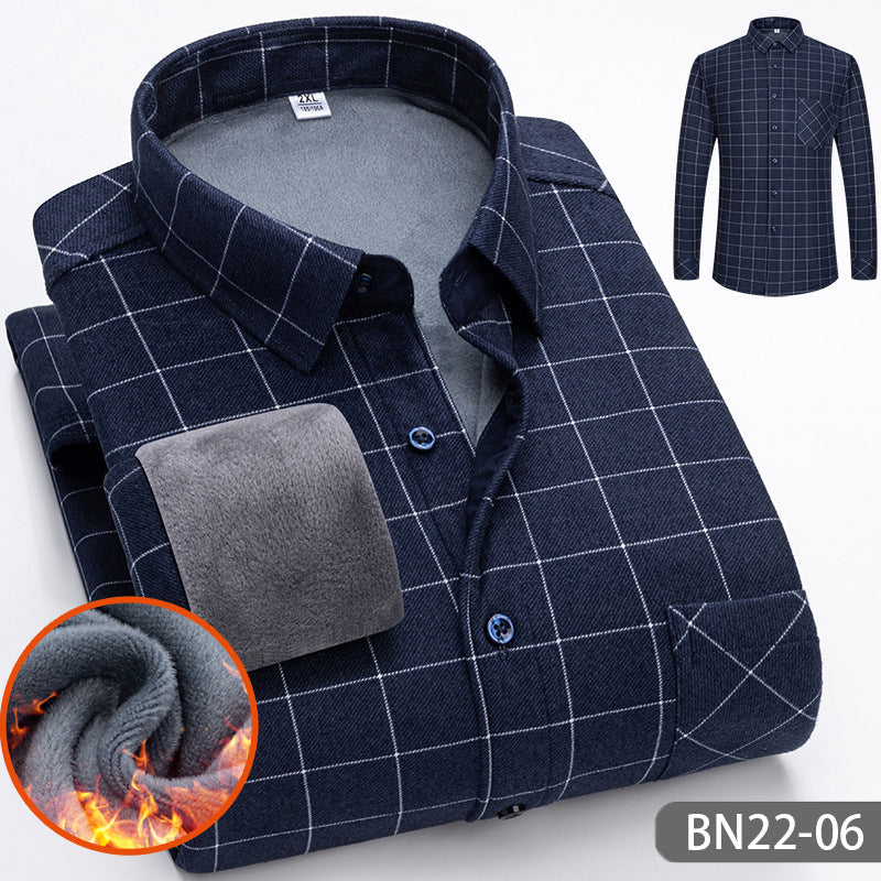 🍂Autumn And Winter Men's Casual Thickened Warm Shirts