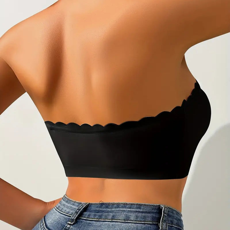 ๐ฅBUY 1 GET 1๐ฅ Seamless Front Closure Strapless Bandeau Bra โ Comfort & Support All Day! ๐