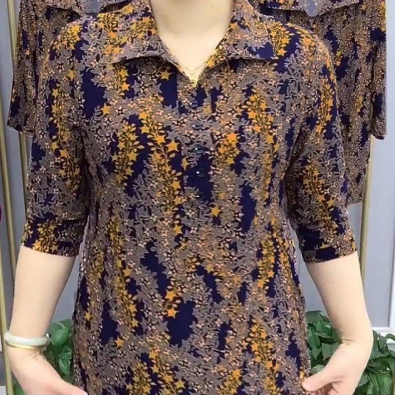 🔥Women's Casual Printed Lapel Shirt🔥High Quality👌Perfect Fit For Any Figure👌