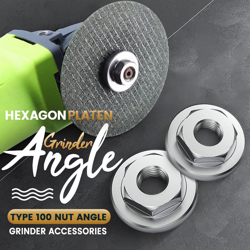 Hexagon Platen Angle Grinder Type 100 Nut Angle Grinder Accessories(BUY 1 GET 1 FREE)