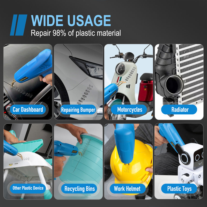 High Power Car Crack Repair Welding Machine & Welding Staples Set