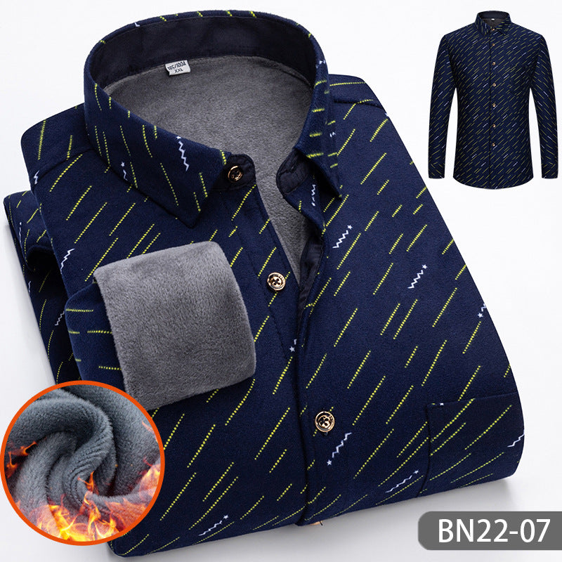 🍂Autumn And Winter Men's Casual Thickened Warm Shirts