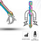 S6 Color Titanium Impact Screwdriver Bit | Ultra-Hard Magnetic | Anti-Slip Cross Head