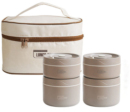 Microwaveable Stainless Steel Insulated Lunch Box Set