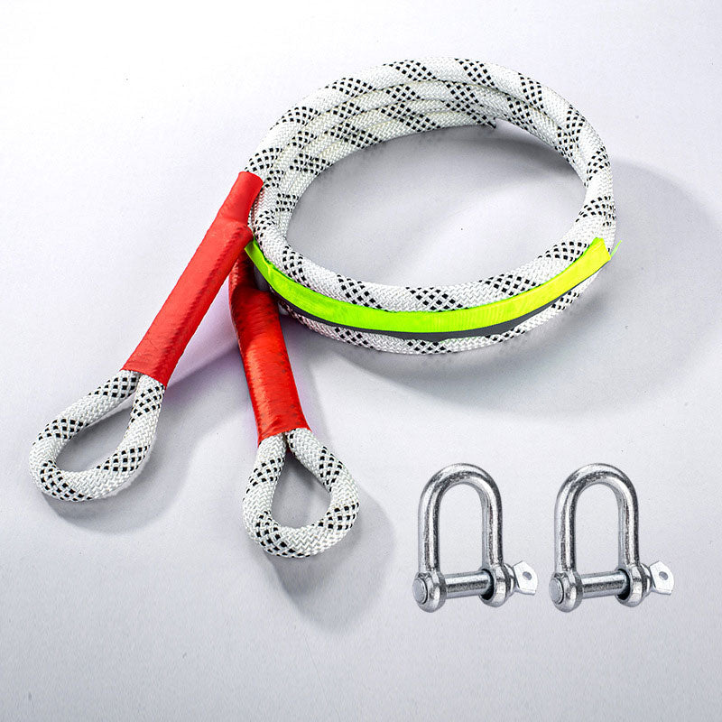 U-shaped Steel Buckle Polyester Safety Trailer Traction Rope