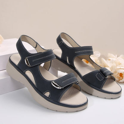 🔥Women’s Wedge Sandals with Hook & Loop Straps