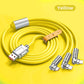 120W 3-In-1 180° Rotating Fast Charging Cable
