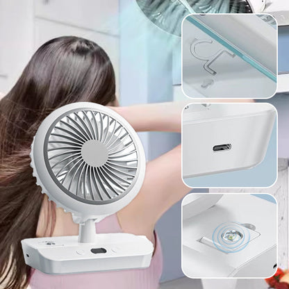 🔥Summer Hot Sale🔥Desktop Oscillating Dual Head Fan