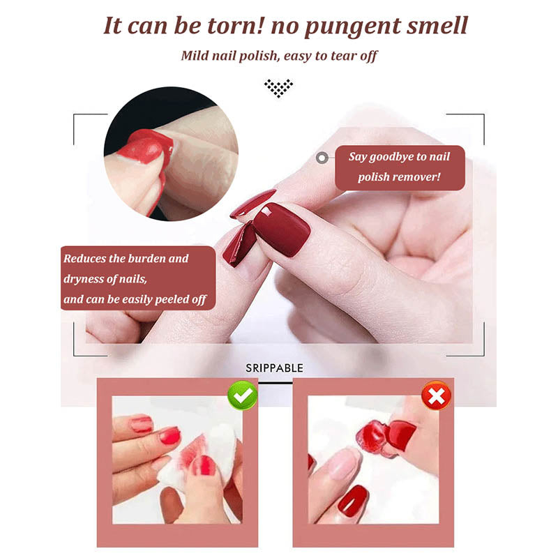 💥New Year Hot Sale💅No-bake Peel-off Nail Polish✨