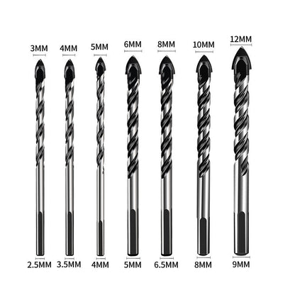 Multifunctional Alloy Cross Head Drill Bits Set