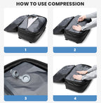 Expandable Large Capacity Travel Backpack