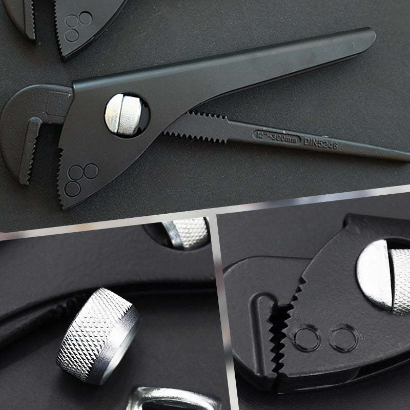 German High Carbon Steel Multifunctional Adjustable Water Pipe Pliers