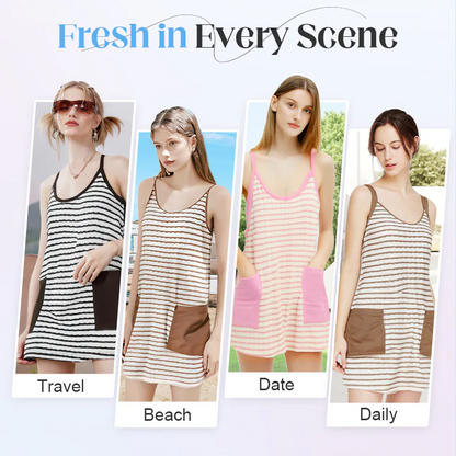 Women's Sleeveless Summer Dress with Shorts