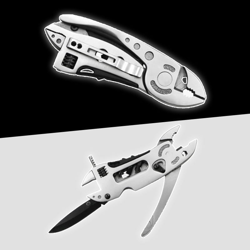 Outdoor Tool Combination Adjustable Wrench Pliers