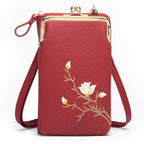 🔥Women Sling Cross-Body Wallet with Mobile Cell Phone Holder