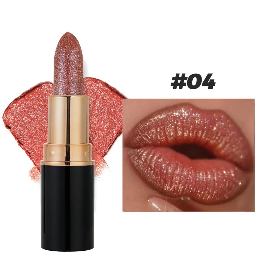 🔥Lip Gloss Diamond Waterproof Glitter Lipstick🔥