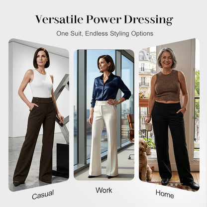 🌺💐Women's Elegant Flared Suit Pants
