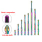 S6 Color Titanium Impact Screwdriver Bit | Ultra-Hard Magnetic | Anti-Slip Cross Head