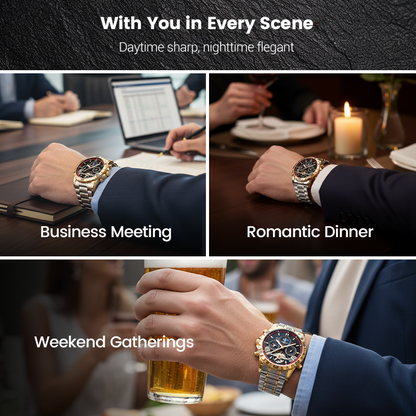⌚Swiss Brand New Waterproof Automatic Mechanical Watches