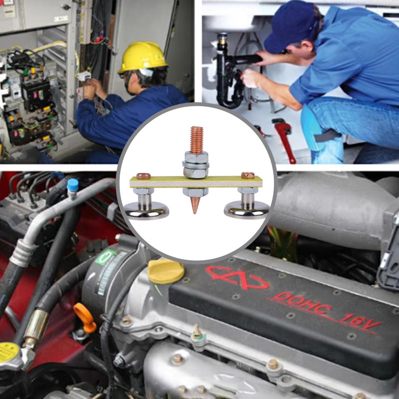 Magnetic Welding Support Ground Clamp Tool