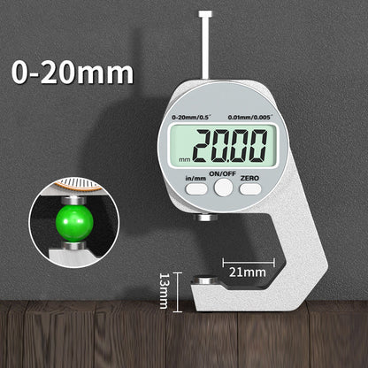 Digital Thickness Gauge with LCD Display