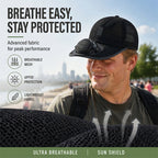 🌞🧢 Breathable Sun Hat Baseball Cap with Built-in Solar Cooling Fan