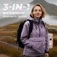 💦3-in-1 Waterproof Women's Jacket – Rain, Wind & Cold, All Covered