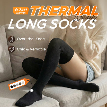 💞50K+ SOLD!🧦🤝✨ Classic Elegance, Effortless Wear | Soft & Stretchy Thigh High Socks❤️🔥🧦