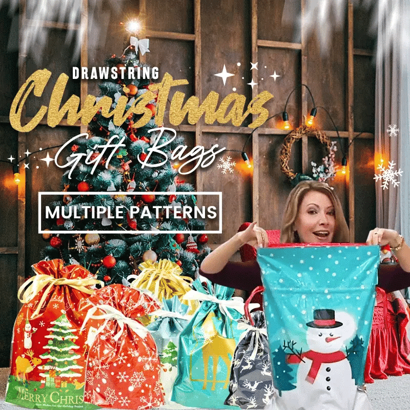 🎅🎄The World’s Best Christmas Gift Bag With Drawstring🎁