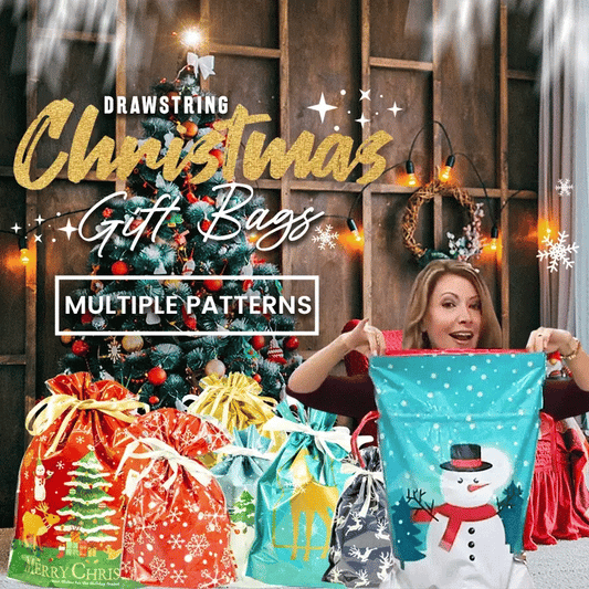 🎅🎄The World’s Best Christmas Gift Bag With Drawstring🎁