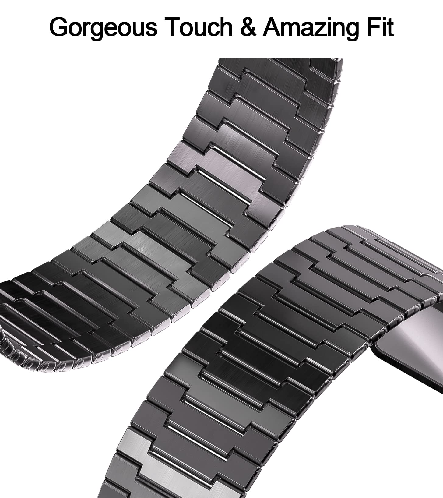 Bamboo Loopback Stainless Steel Band For Apple Watch