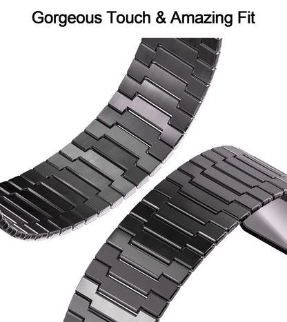 Bamboo Loopback Stainless Steel Band For Apple Watch