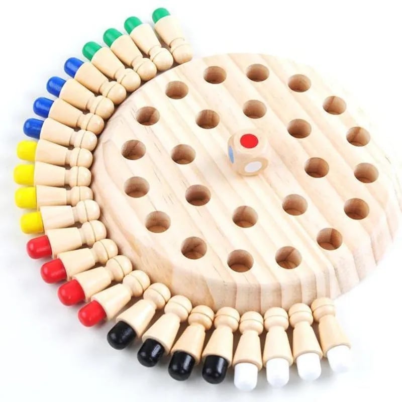 Gifts For Children🎁Wooden Memory Match Stick Chess