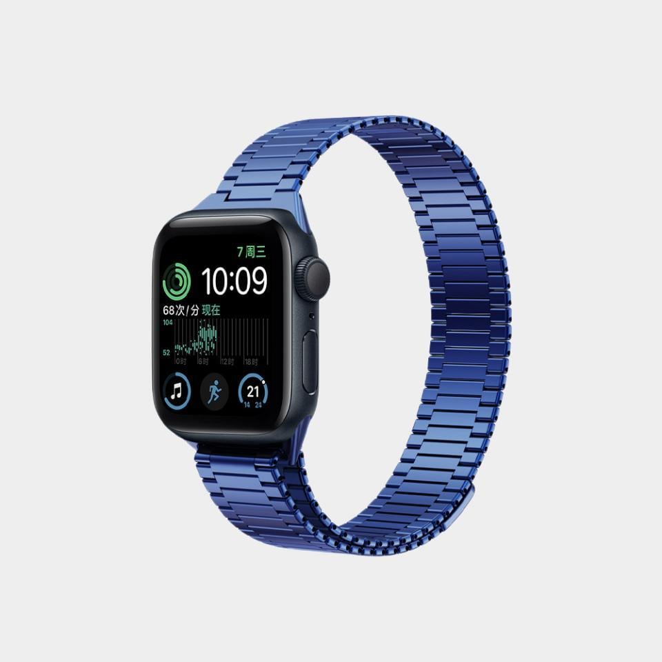 Bamboo Loopback Stainless Steel Band For Apple Watch