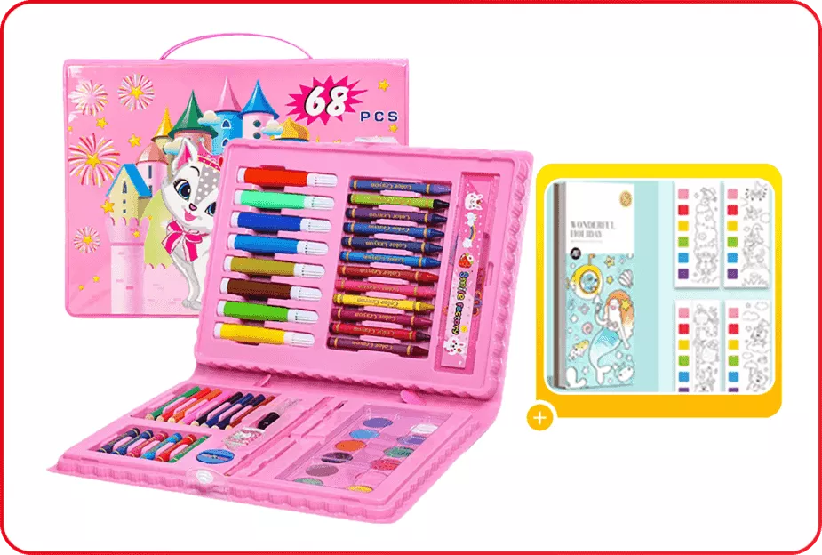 💗Deluxe 6-In-1 Art Creativity Set🎁The Best Present For Kids