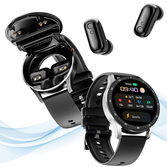 🔥50% OFF🔥2-In-1 Smart Watch With Earphones
