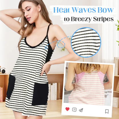 Women's Sleeveless Summer Dress with Shorts