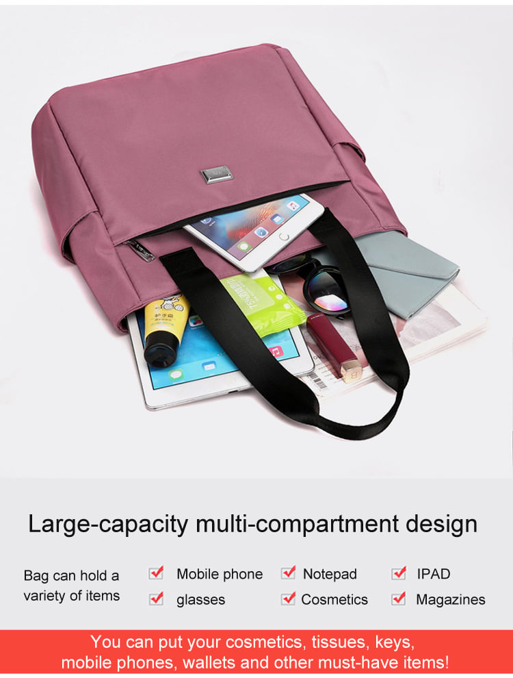 🔥Hot Sale🔥 2024 Large Capacity Waterproof Multi Pocket Nylon Shoulder Bag